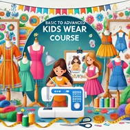 women in class learning kids wear course